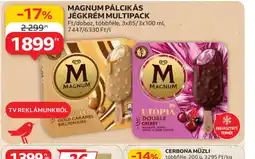 Auchan Magnum Pálcikás Jégkrém Multipack ajánlat