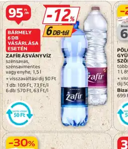 Auchan Zafír Ásványvíz ajánlat