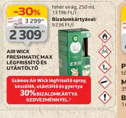 Auchan Air Wick Freshmatic Max Légfrissítő és Utántöltő ajánlat