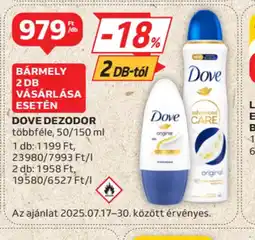Auchan Dove Dezodor ajánlat