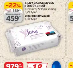 Auchan Silky Baba Nedves Törlőkendő ajánlat