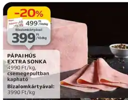 Auchan Pápai Hús Extra Sonka ajánlat