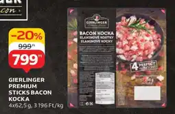 Auchan GIERLINGER PREMIUM STICKS BACON KOCKA ajánlat