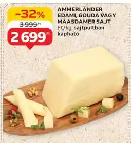 Auchan AMMERLÄNDER EDAMI, GOUDA VAGY MAASDAMER SAJT ajánlat