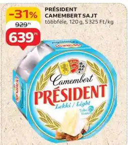 Auchan Président Camembert sajt ajánlat