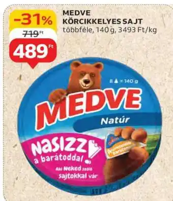 Auchan MEDVE KÖRCIKKELYES SAJT ajánlat