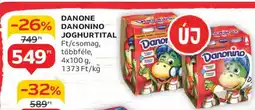 Auchan DANONE DANONINO JOGHURTITAL ajánlat