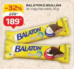 Auchan BALATON ÚJHULLÁM ét- vagy tejcsokis, 30 g ajánlat