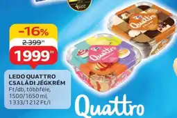Auchan Ledo Quattro Családi Jégkrém ajánlat