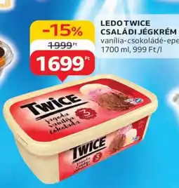 Auchan LEDO TWICE CSALÁDI JÉGKRÉM ajánlat