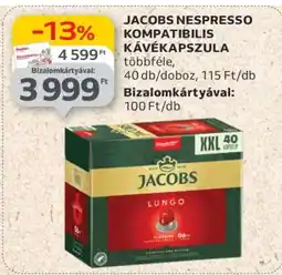 Auchan Jacobs Nespresso Kompatibilis Kávékapszula ajánlat