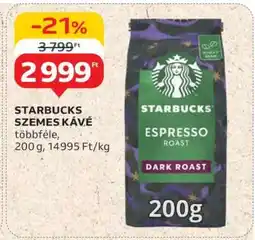 Auchan Starbucks szemes kávé ajánlat