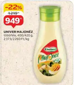 Auchan UNIVER﻿﻿ Majonéz ajánlat