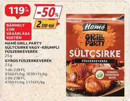 Auchan Hamé Grill Party Sültcsirke vagy - Krumpli Fűszerkeverék ajánlat