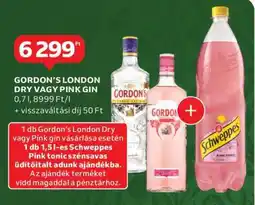 Auchan Gordon’s London Dry vagy Pink Gin ajánlat