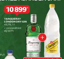Auchan Tanqueray London Dry Gin + Schweppes ajánlat