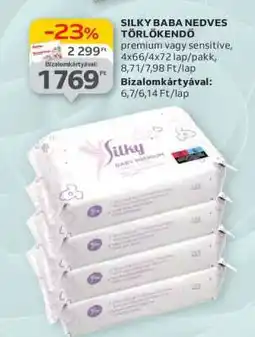 Auchan SILKY BABA NEDVES TÖRLŐKENDŐ ajánlat