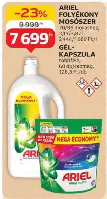 Auchan ARIEL Folyékony mosószer ajánlat