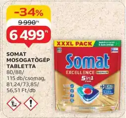 Auchan Somat Mosogatógép Tabletta ajánlat