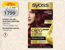 Auchan SYOSS Color Oleo Hajfesték ajánlat