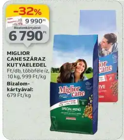 Auchan Miglior Cane Száraz Kutyaeledel ajánlat