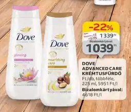 Auchan Dove Advanced Care Krémtusfürdő ajánlat