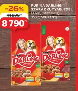 Auchan Purina Darling Száraz Kutyaeledel ajánlat