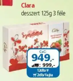 ÁRKLUB Clara desszert ajánlat