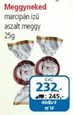 ÁRKLUB Meggyneked marcipán ízű aszalt meggy ajánlat