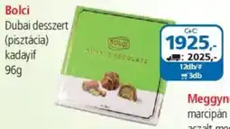 ÁRKLUB Bolci Dubai desszert (pisztácia) kadayif ajánlat