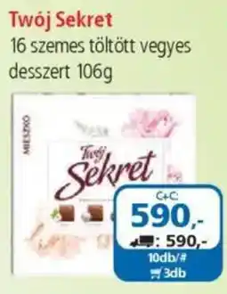 ÁRKLUB Twój Sekret töltött vegyes desszert ajánlat