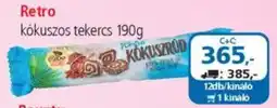 ÁRKLUB Retro kókuszos tekercs ajánlat