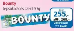 ÁRKLUB Bounty tejcsokoládés szelet ajánlat