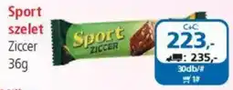 ÁRKLUB Sport szelet Ziccer ajánlat