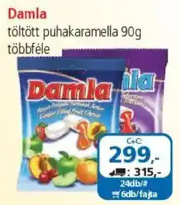 ÁRKLUB Damla töltött puhakaramella ajánlat