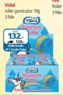 ÁRKLUB Vidal roller gumicukor ajánlat