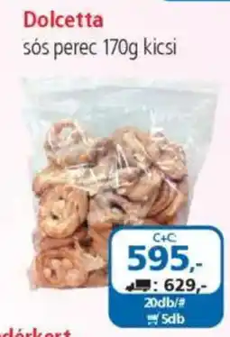 ÁRKLUB Dolcetta sós perec ajánlat