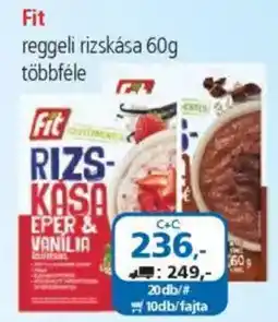 ÁRKLUB Fit reggeli rizskása ajánlat