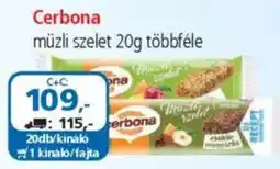 ÁRKLUB Cerbona müzli szelet ajánlat