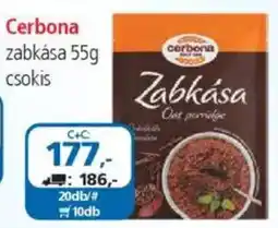 ÁRKLUB Cerbona zabkása ajánlat