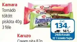 ÁRKLUB Kamara Tornádó töltött piskóta ajánlat