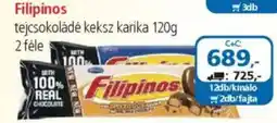 ÁRKLUB Filipinos tejcsokoládé keksz karika ajánlat