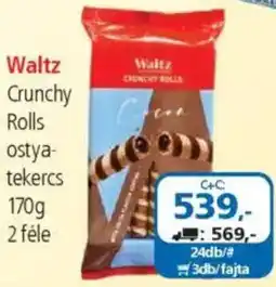 ÁRKLUB Waltz Crunchy Rolls ostya- tekercs ajánlat