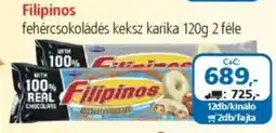 ÁRKLUB Filipinos fehércsokoládés keksz karika ajánlat