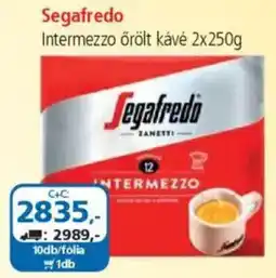 ÁRKLUB Segafredo Intermezzo őrölt kávé ajánlat