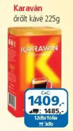 ÁRKLUB Karaván őrölt kávé ajánlat