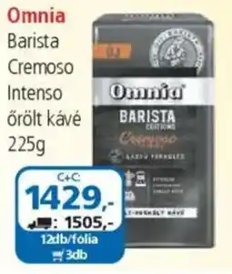 ÁRKLUB Omnia Barista Cremoso Intenso őrölt kávé ajánlat