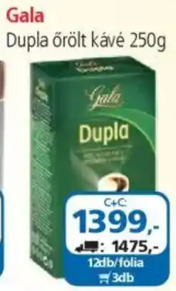 ÁRKLUB Gala Dupla őrölt kávé ajánlat