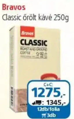 ÁRKLUB Bravos Classic őrölt kávé ajánlat