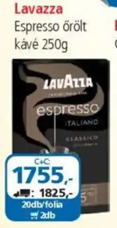 ÁRKLUB Lavazza Espresso őrölt kávé ajánlat